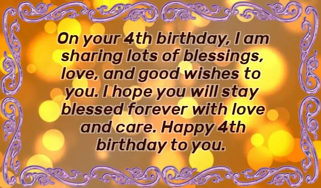 Birthday Wishes For A 4 Year Girl Birthday Wishes For A 4 Year Girl