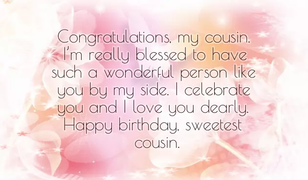 Birthday Quotes For A Cousin Sister