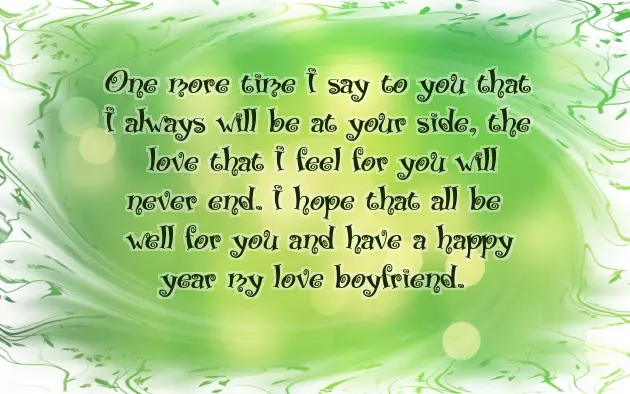 Happy New Year Greetings To Boyfriend Happy New Year Greetings To Boyfriend