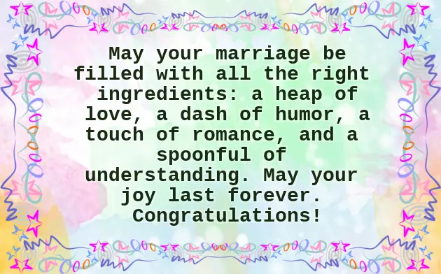 Short Wedding Message Short Wedding Message