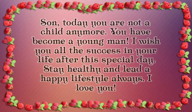 Happy Birthday To My 13 Year Old Son Happy Birthday To My 13 Year Old Son