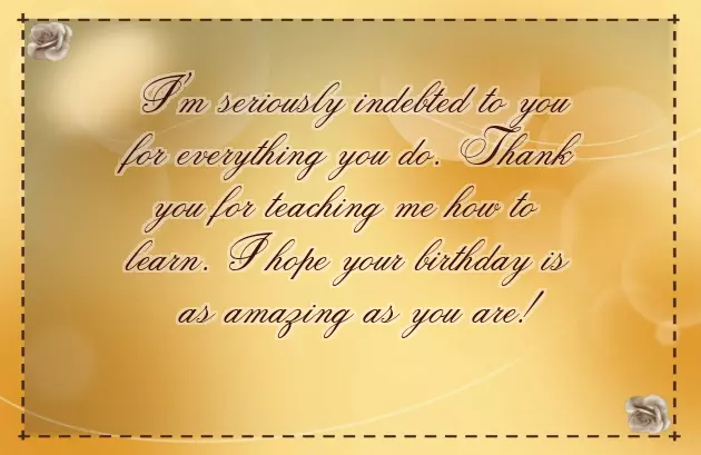 Happy Birthday Wish For Teacher Happy Birthday Wish For Teacher