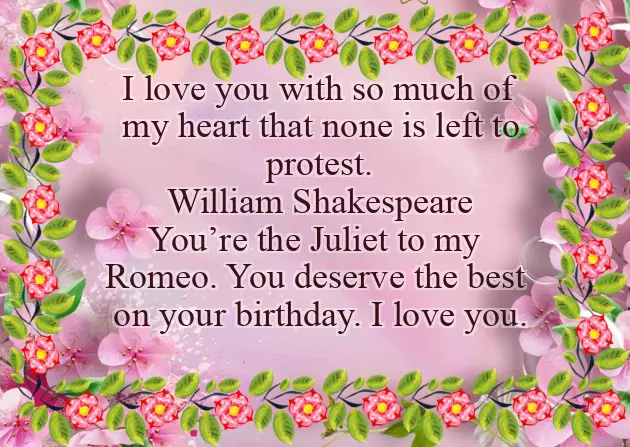 Special Birthday Wishes For Gf