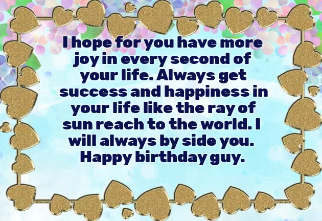 Happy Birthday Wishes To Guy Friend