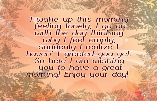 Morning Wishes For Love