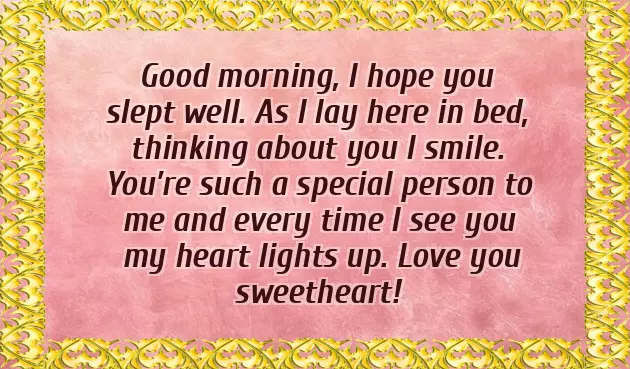 A Sweet Good Morning Message For Her A Sweet Good Morning Message For Her