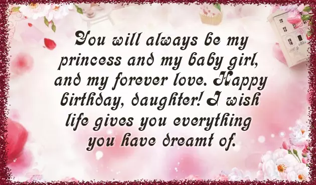 Happy Birthday With Your Daughter