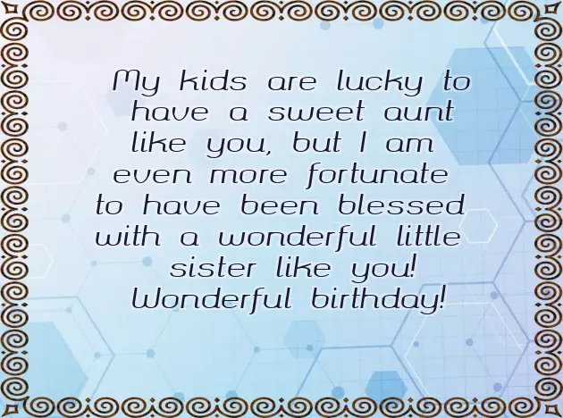 Happiest Birthday To My Little Sister