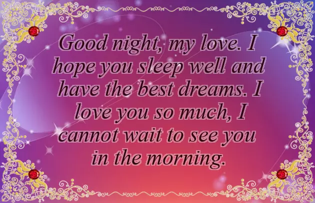 Good Night To The One I Love