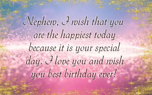 Happy Birthday Wishes Sms For Nephew