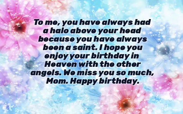 Birthday Wishes To Heaven