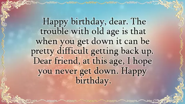 Short Funny Birthday Wishes For Friend