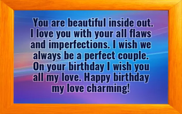 Boyfriend Romantic Birthday Wishes