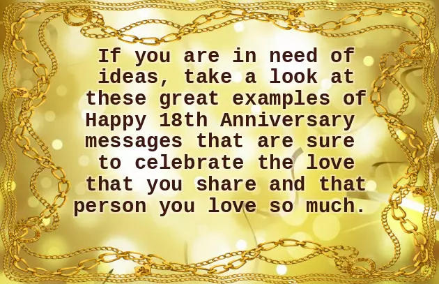 18Th Wedding Anniversary 18Th Wedding Anniversary