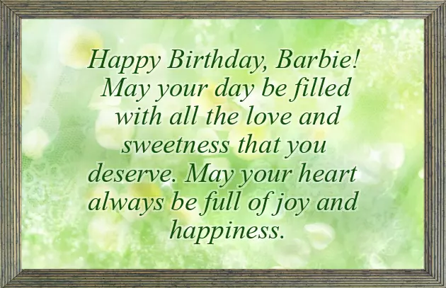 Birthday Wishes Barbie Birthday Wishes Barbie