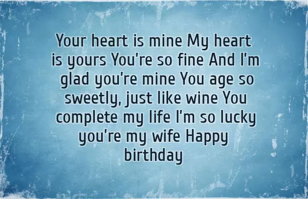 Happy Birthday My Lovely Wife Status