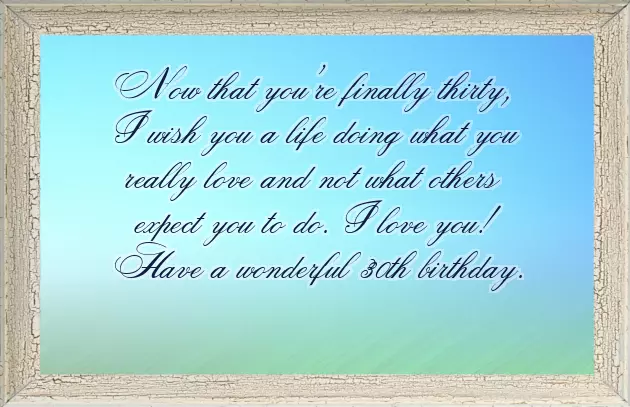 Happy 30Th Birthday Son