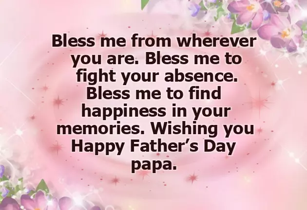 Happy Fathers Day Message In Heaven Happy Fathers Day Message In Heaven