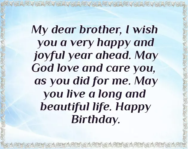 Wishes For Brother Birthday In English Wishes For Brother Birthday In English