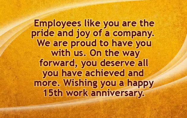 Congratulating Someone On Work Anniversary
