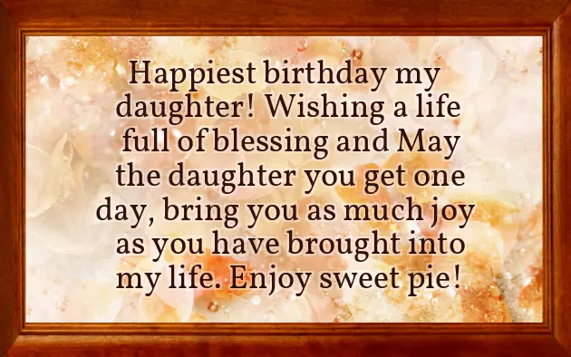 Birthday Wishes For Daughter In English Birthday Wishes For Daughter In English