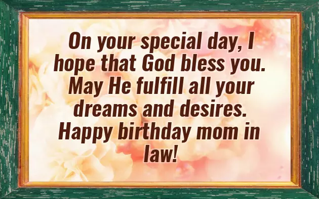Mom In Law Birthday Quotes