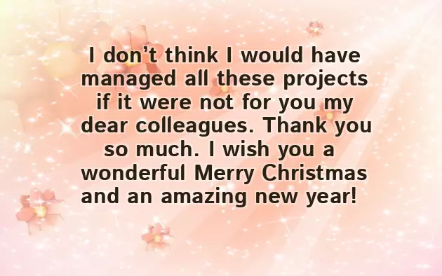 Xmas Message To Colleagues Xmas Message To Colleagues