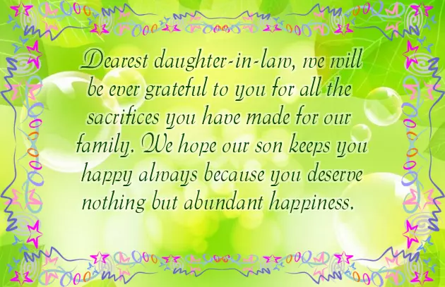 Daughter In Law Quotes Birthday
