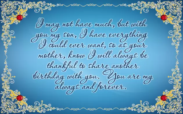 Happy Birthday Wishes To My Little Boy