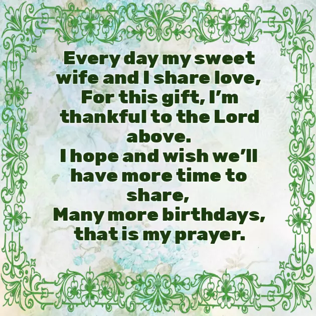 Birthday Poem For Husband