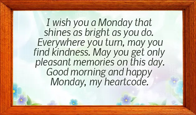 Good Morning Messages Monday