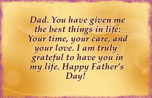 Short Wishes For Fathers Day