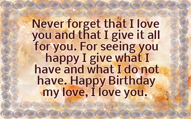 A Happy Birthday Letter To My Girlfriend A Happy Birthday Letter To My Girlfriend