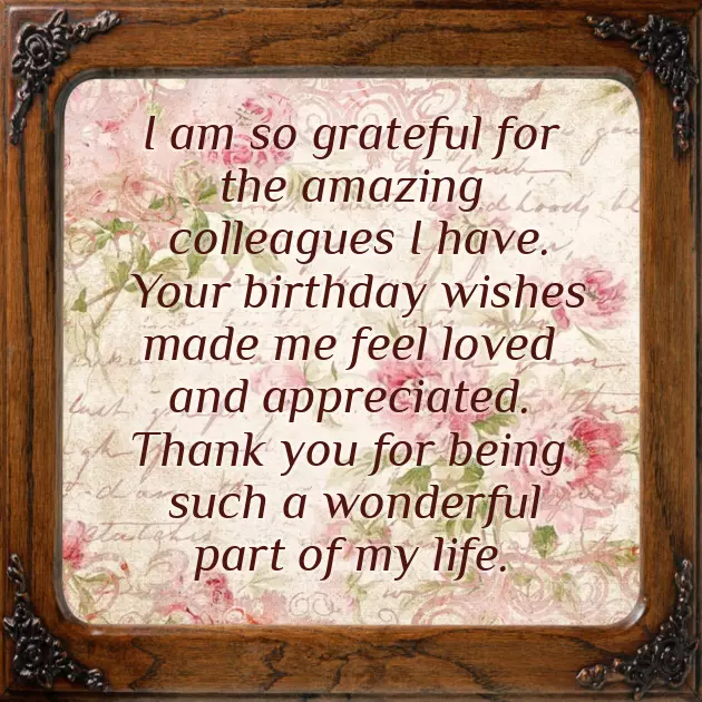 Thanking Someone For The Birthday Wishes