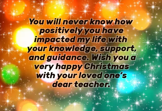Merry Christmas Teacher Quotes Merry Christmas Teacher Quotes