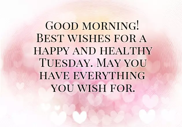 Tuesday Good Morning Greetings