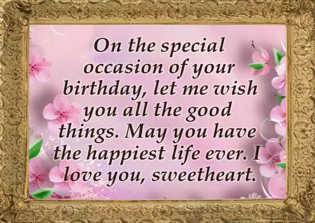 Birthday Wishes To Lover Birthday Wishes To Lover