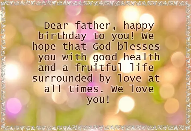 Birthday Thought For Father Birthday Thought For Father