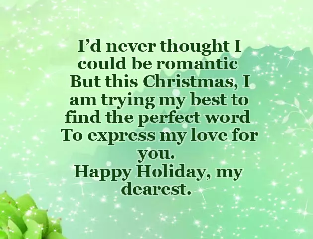 Merry Christmas Message To Boyfriend