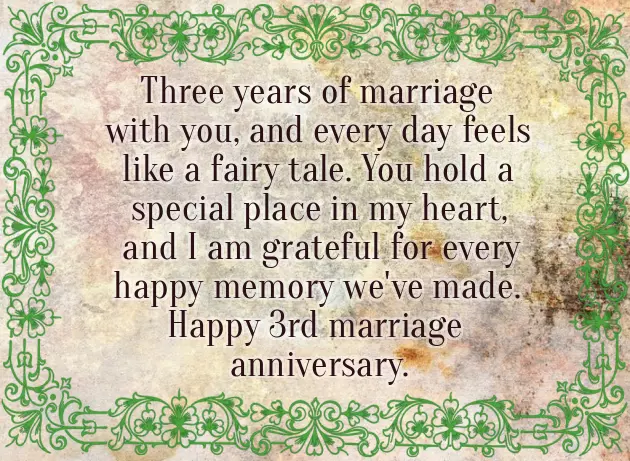 3Rd Anniversary Gift 3Rd Anniversary Gift