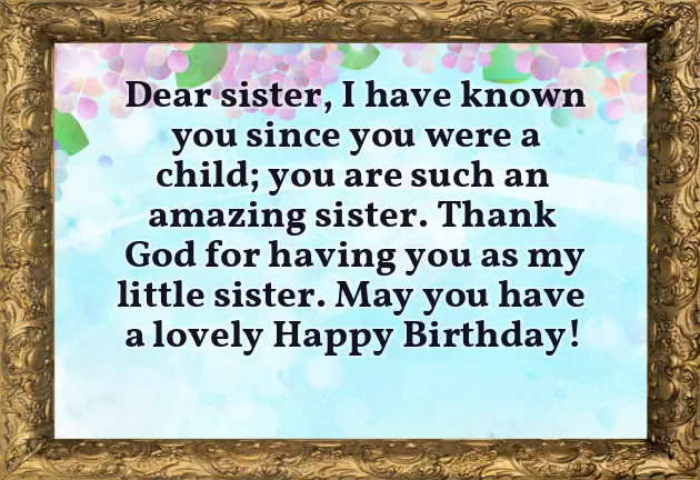 Sister Birthday Wishes Simple Sister Birthday Wishes Simple