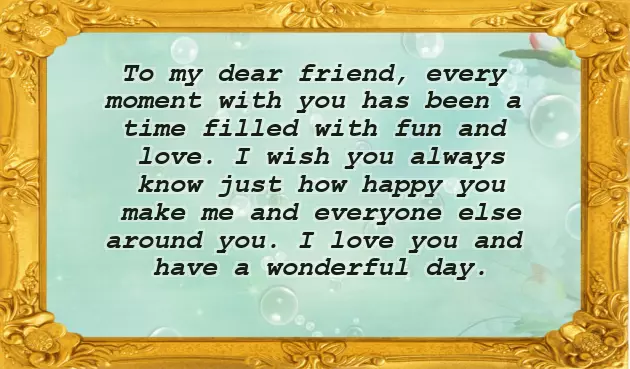 Bday Wishes For Friend