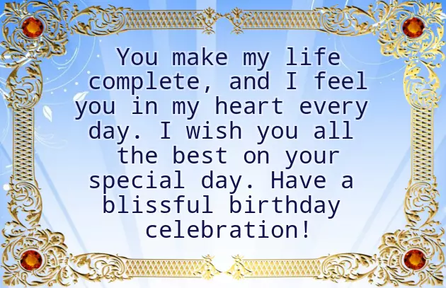 Birthday Wishes For Partner