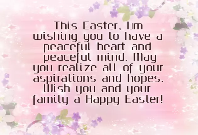 Easter Message To Employees
