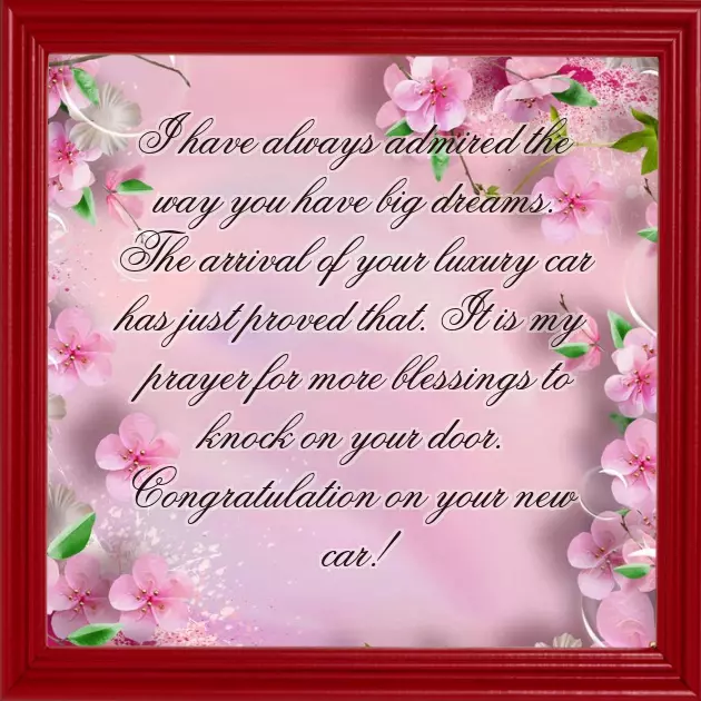 Congrats For New Car Quotes Congrats For New Car Quotes