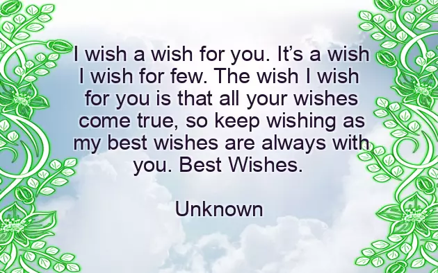 Best Wishes To Your Family