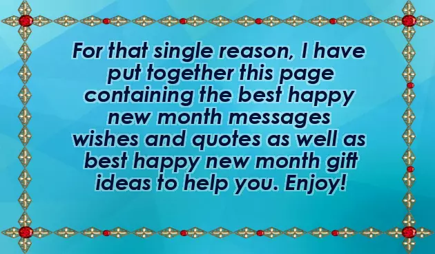 New Month Message For Your Love New Month Message For Your Love
