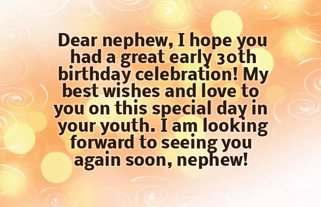 Happy 30Th Nephew Happy 30Th Nephew