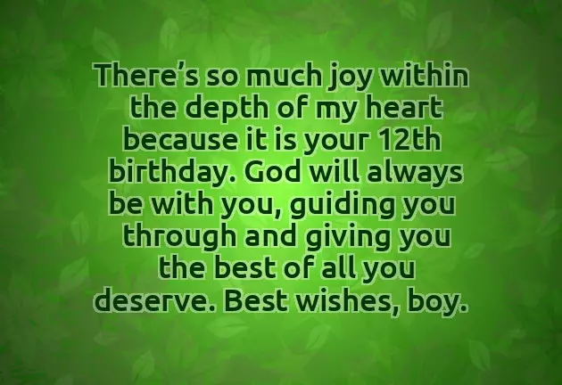 Happy 12Th Birthday Son Happy 12Th Birthday Son