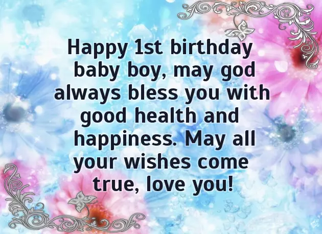 Birthday Wishes For 1 Year Old Son Birthday Wishes For 1 Year Old Son